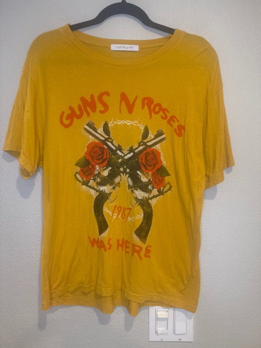 Daydreamer Guns N Roses Was Here 1987 T-Shirt